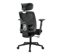 Silla de Dibujo ergonómica de Malla - Respaldo Transpirable, Soporte Lumbar, reposacabezas y Brazos Ajustables, Asiento cómodo, Ruedas 360°
