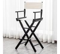 Silla de director plegable y portátil ligera para artistas de maquillaje, perfecta para uso doméstico y estudio, fácil instalación, ideal para profesiones