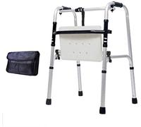 Silla de ducha de aleación de aluminio para ancianos con asiento, andador para caminar, ayuda a caminar, estrella de luz
