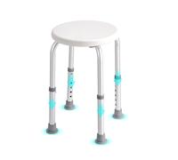 Silla de Ducha VEVOR para Interior, Taburete de Ducha Ajustable, Antideslizante para Bañera, Asiento para Mayores, Discapacitados y Adultos, Capacidad de 136.1 kg