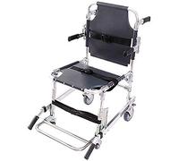 Silla de emergencia para escaleras: estructura liviana y plegable, ayudas para la movilidad, propulsada por un asistente, silla de viaje cómoda para ancianos, discapacitados (tamaño estándar)