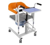 Silla de enfermería de transferencia,Silla de ducha multifunción,Silla de ruedas hidráulica del paciente,Capacidad de carga 220,46 lbs,Cuatro ruedas TPE con frenos permiten