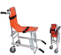 Silla de escalera con hebillas de liberación rápida para evacuación de emergencia y elevación médica, aluminio ligero