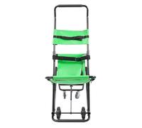 Silla de escalera de transporte de aluminio,Silla de escalera manual,Capacidad de carga de 350.53 lb Silla de escalera plegable de emergencia con ruedas,Silla de escalera portátil de transporte