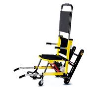 Silla de escalera eléctrica para pacientes ancianos discapacitados, silla de ruedas plegable para levantar y bajar, silla de asistencia de transporte, capacidad de 330 libras