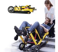 Silla de escalera eléctrica plegable portátil para una sola persona, para personas mayores y discapacitadas, asistencia de movilidad