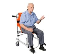 Silla de escalera plegable de emergencia,Silla de escalera de transporte portátil,Silla de ruedas de transporte plegable,Elevador de escaleras móvil,Capacidad de carga 159 kg,para personas con