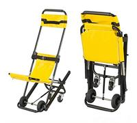 Silla de escalera plegable para ambulancia, bombero, silla de ambulancia, elevadora, silla de escalera que puede soportar 350 libras, operación para una sola persona, silla de escalera portátil