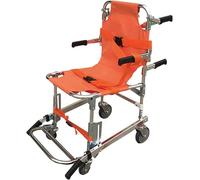 Silla de escalera plegable para evacuación de emergencia, silla de elevación de aluminio ligero para adultos mayores, silla de rescate de bomberos