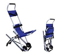 Silla de escalera portátil plegable para evacuación de emergencia, silla elevadora plegable ligera que soporta 400 libras, fácil operación por una sola persona, ideal para pacientes ancianos y