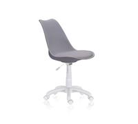 Silla de escritorio lina gris oscuro 60 x 79-89 x 60 cm