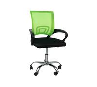 THINIA HOME - Silla de Escritorio Classic, Oficina y Despacho, Home Office, Respaldo Malla Transpirable, Soporte Lumbar, Reposabrazos, Altura Ajustable, Ergonómica, 52x65x(86-95) cm