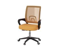 Silla de escritorio de oficina ergonómica con soporte lumbar silla de juego a mitad de la espalda con un cómodo colchón ajustable giratorio para la oficina ejecutiva de inicio (amarillo) Octopus feet