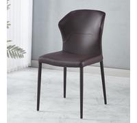 Silla de escritorio de oficina, silla tapizada resistente sin brazos con patas de metal, cómoda y elegante para sala de estar y eventos al aire libre