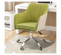 Silla de Escritorio Giratorio enrollando Silla giratoria, Silla de computadora ergonómica con Altura Ajustable, cómoda Silla de Escritorio sin Brazo para Ejecutivo, redacción, Juegos o Oficina para