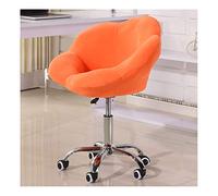 Silla de Escritorio Giratorio Silla de Oficina en casa de Terciopelo Enrollable Enrollable Enrollable cómodo Silla de Escritorio sin Brazo Mejorar la Postura Ahora y Dolor de Cuello para la Silla de