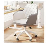 Silla de Escritorio Moderna de Terciopelo con Ruedas giratorias y Altura Ajustable. Elegante sillón de Oficina tapizado para Mujer, Ideal para el hogar, la Oficina, el Estudio, el Trabajo o el Tocado