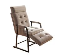 Silla de Escritorio Oficina en casa Sillón reclinable plegable Puede acostarse Plano Persona perezosa Sofá Almuerzo con patas Silla de arrastre y respaldo Cama individual Hogar Balcón Descanso Sofá Si