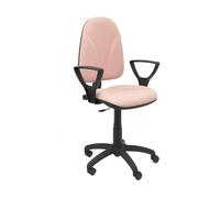 Silla de Escritorio Operativa PIQUERAS Y CRESPO Algarra Rosa (Brazos fijos - Tejido)