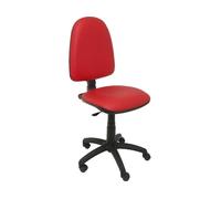 Silla de Escritorio Operativa PYC Ayna Rojo (Sin Brazos - Piel sintética)