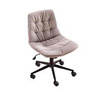 Silla de Escritorio para Oficina en casa, Silla ergonómica de Oficina, Silla de Pana giratoria de 360°, Silla de tocador tapizada de Altura Ajustable, Silla de Trabajo para computa