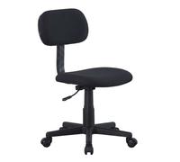 Silla de estudio blacy color negro giratoria altura regulable habitación juvenil