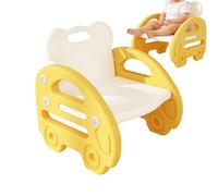 Silla de estudio para niños - Asiento de aula de coche de dibujos animados de 1400 g, taburete de entrenamiento de jardín de infantes, muebles de aprendizaje Todler, silla de escritorio con respaldo