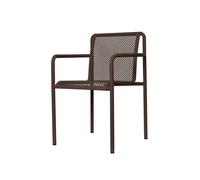 Ferm Living Silla Dapple con reposabrazos Dark Chocolate