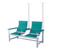 Silla de flebotomía con asiento acolchado suave para extracción de sangre e infusión en laboratorios y clínicas