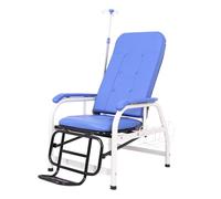 Silla de flebotomía con soporte IV, silla de infusión médica totalmente reclinable para vestíbulo y sala de espera, banco de recepción de cuero