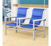 Silla de flebotomía de infusión única totalmente reclinable para sala de espera con soporte intravenoso para laboratorios de investigación y clínicas