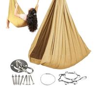 Silla De Hamaca Elástica para Interiores - Asiento Colgante Portátil para Niños con Accesorios Completos | Cómodo Diseño De Soporte para Dormitorio, Balcón, Jardín, Patio, Camping, Juego Segu