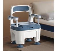 Silla de inodoro - Cómoda de cabecera para inodoro de altura ajustable, hasta 660 libras, 18.5 pulgadas, asiento ultra ancho para personas mayores, discapacidades, ancianos y otros uso doméstico