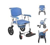 Silla de inodoro, silla de inodoro 3 en 1 de altura ajustable con cubeta desmontable y asiento acolchado para ancianos y discapacitados