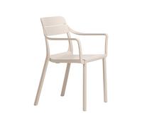 Silla de Jardín 4 Patas Apilable Con Brazos Nardi Cassia Armchair 40220.24.000 Corda