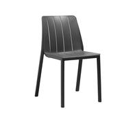 Silla de Jardín 4 Patas Apilable Nardi Tiberina 40206.02.000 Antracite