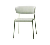 Silla de Jardín 4 Patas Asiento tapizado Apilable Sin Brazos Scab Lisa Waterproof 2861 ZV WP 89 Verde Oliva