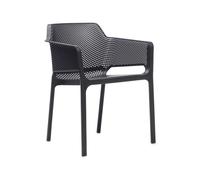 Silla de Jardín 4 Patas Con Brazos Nardi Net 40326.02.000.06 Antracite