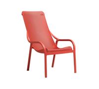 Silla de Jardín 4 Patas Con Brazos Nardi Net Lounge 40329.75.000 Corallo