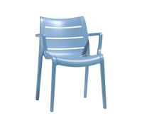 Silla de Jardín 4 Patas Con Brazos Scab Sunset 2329 62 Azul