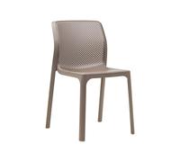 Silla de Jardín 4 Patas Sin Brazos Nardi Bit 40328.10.000 Tortora