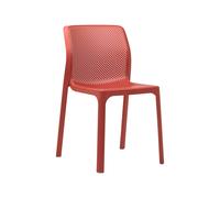 Silla de Jardín 4 Patas Sin Brazos Nardi Bit 40328.75.000 Corallo