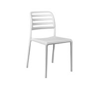 Silla de Jardín 4 Patas Sin Brazos Nardi Costa Bistrot 40245.00.000.06 Bianco