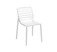 Silla de Jardín 4 Patas Sin Brazos Nardi Doga Bistrot 40255.00.000 Bianco