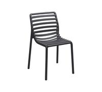 Silla de Jardín 4 Patas Sin Brazos Nardi Doga Bistrot 40255.02.000 Antracite