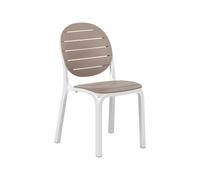 Silla de Jardín 4 Patas Sin Brazos Nardi Erica 40236.00.010 Tortora
