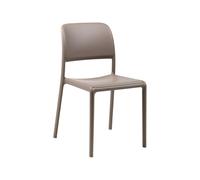 Silla de Jardín 4 Patas Sin Brazos Nardi Riva Bistrot 40247.10.000.06 Tortora