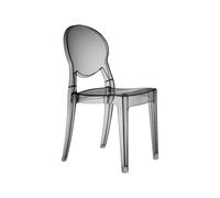 Silla de Jardín 4 Patas Sin Brazos Scab Igloo Chair 2357 183 Transparente ahumado