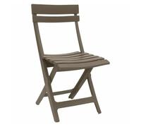 Silla de jardín 42 x 50 x 80 cm taupé resina