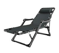 Silla de jardín al aire libre | Sillas reclinables de tumbos plegables | Silla de ocio con reposacabezas | Silla de gravedad cero | Patio Comfort Relajer Silla para piscina, lado, patio, playa,